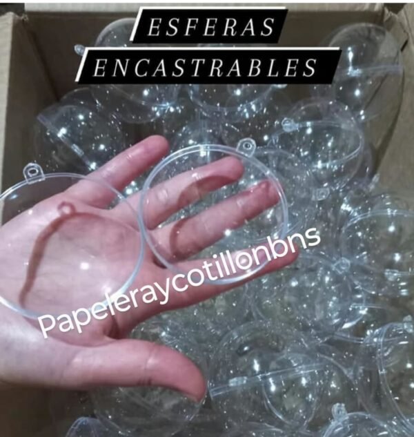 ESFERA CRISTAL ENCASTRABLE 8CM - Imagen 4